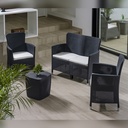 JUEGO DE MUEBLE CAPRI CONFORT GRI 2, MQ