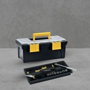 CAJA HERRAMIENTAS 16" NEGRA CON TAPA