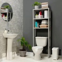ESTANTE ORGANIZADOR BAÑO 3 NIVELES  GRIS HIELO