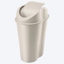 PAPELERA STYLO TV 50 LT CREMA