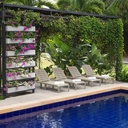 CHAISE LONGUE BARU TAUPE