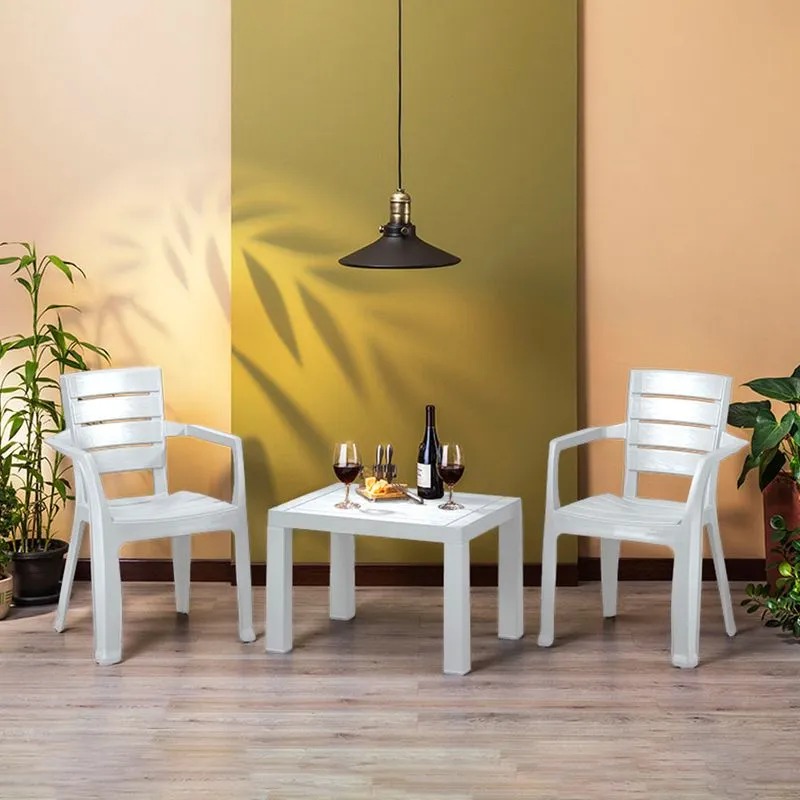MESA BARU CENTRO 65X50CM GRIS HIELO