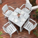 SILLA BARU CON BRAZO GRIS HIELO