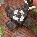 SILLA BARU CON BRAZO MARRON