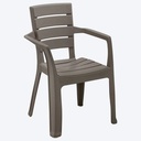SILLA BARU CON BRAZO MOCCA