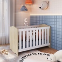 CUNA 3 EN 1 LINEA ENCANTO ROBLE ARAGUAIA CON BLANCO 130X60, ENC001CABC