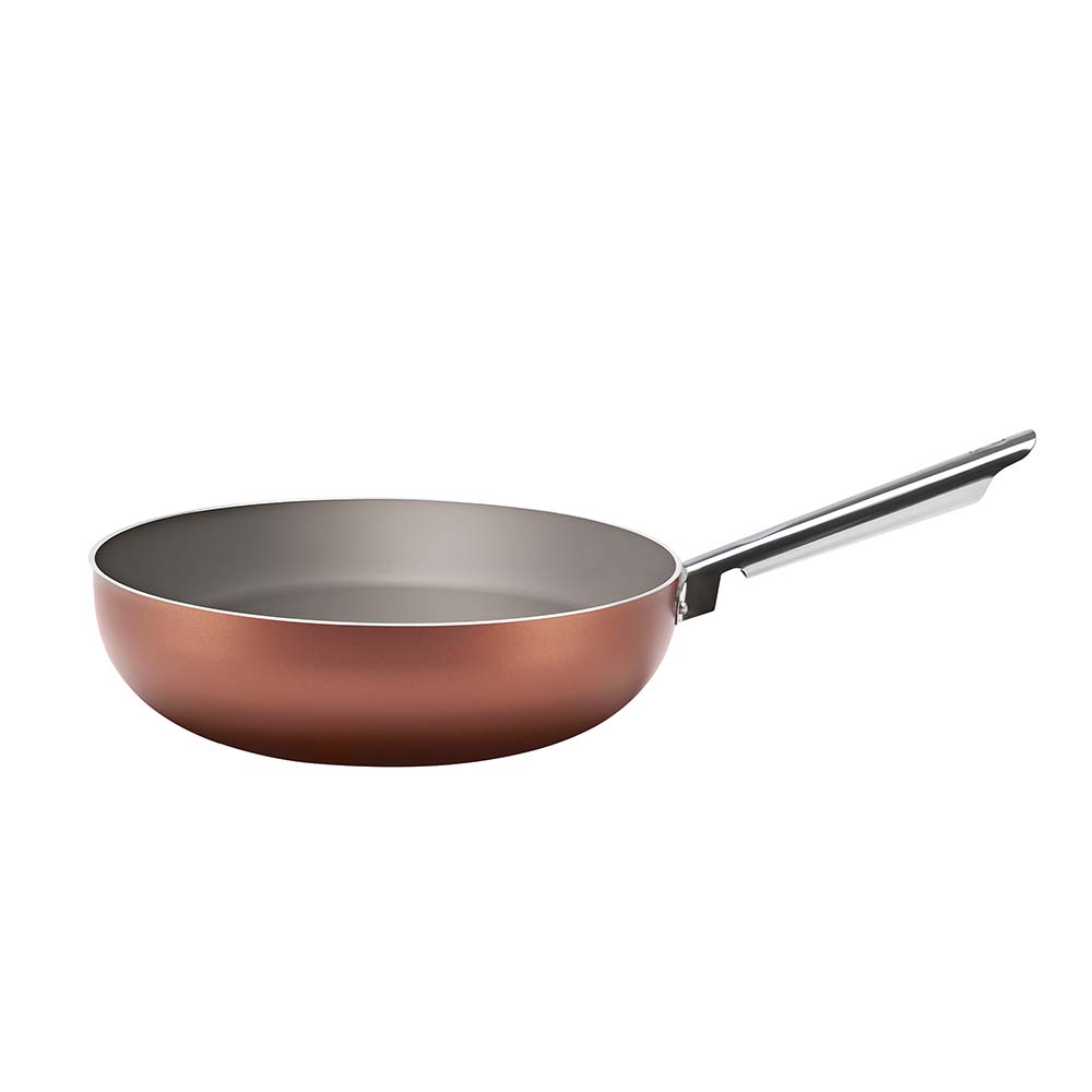 WOK Ø28CM 3,55L CURRY COBRE