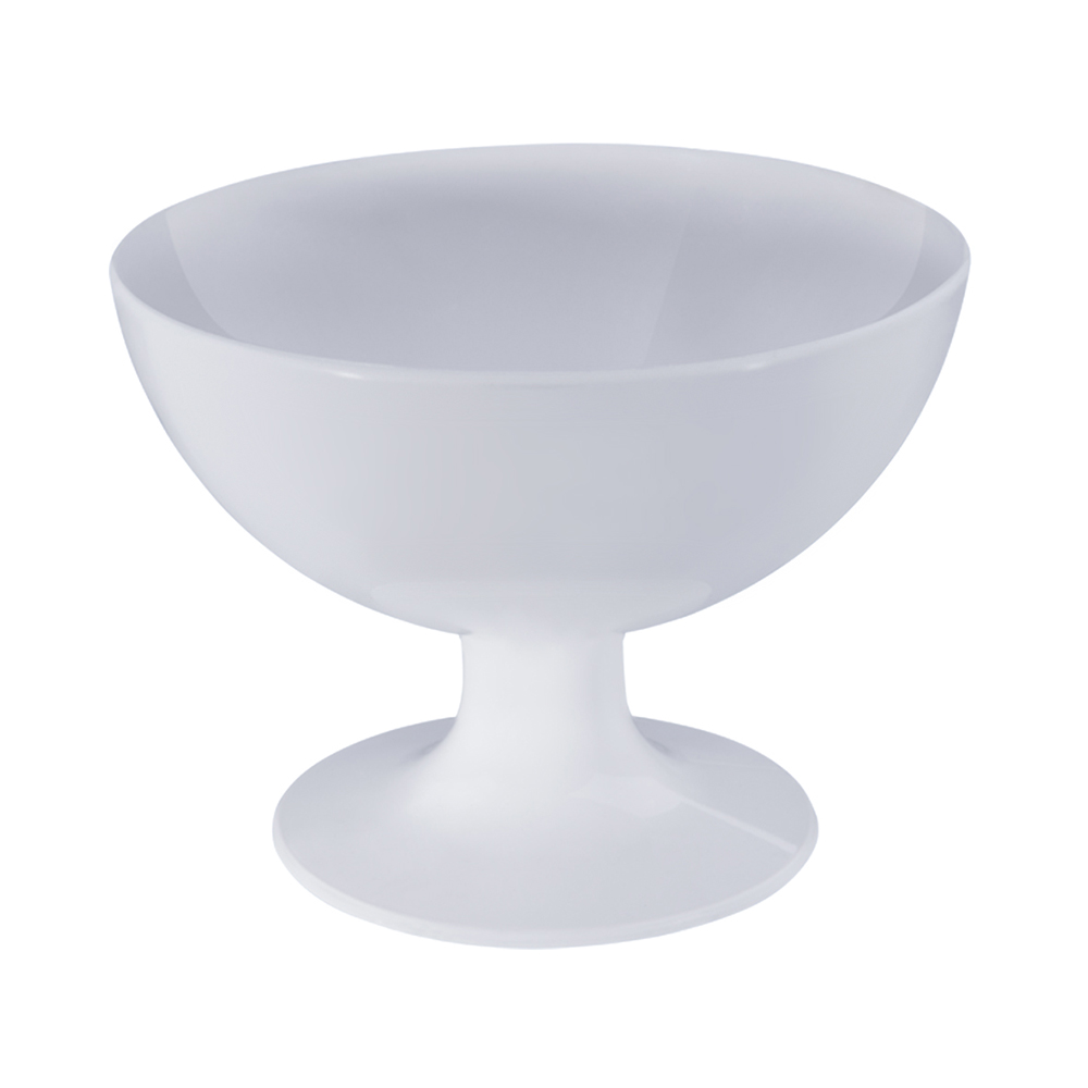 COPA POSTRE DE PLÁSTICO 150 ML BLANCO