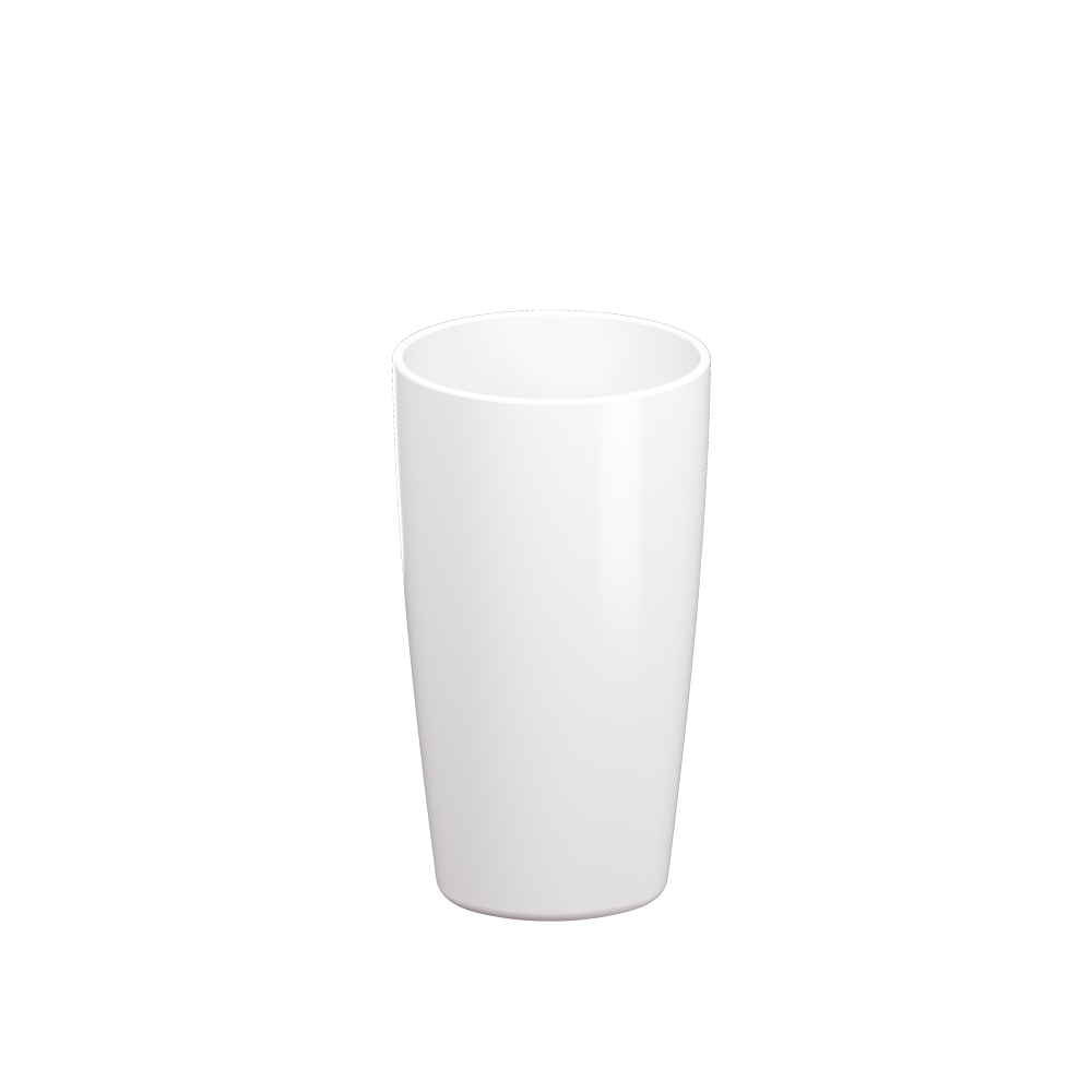 VASO DE PLÁSTICO ALTO 400 ML BLANCO