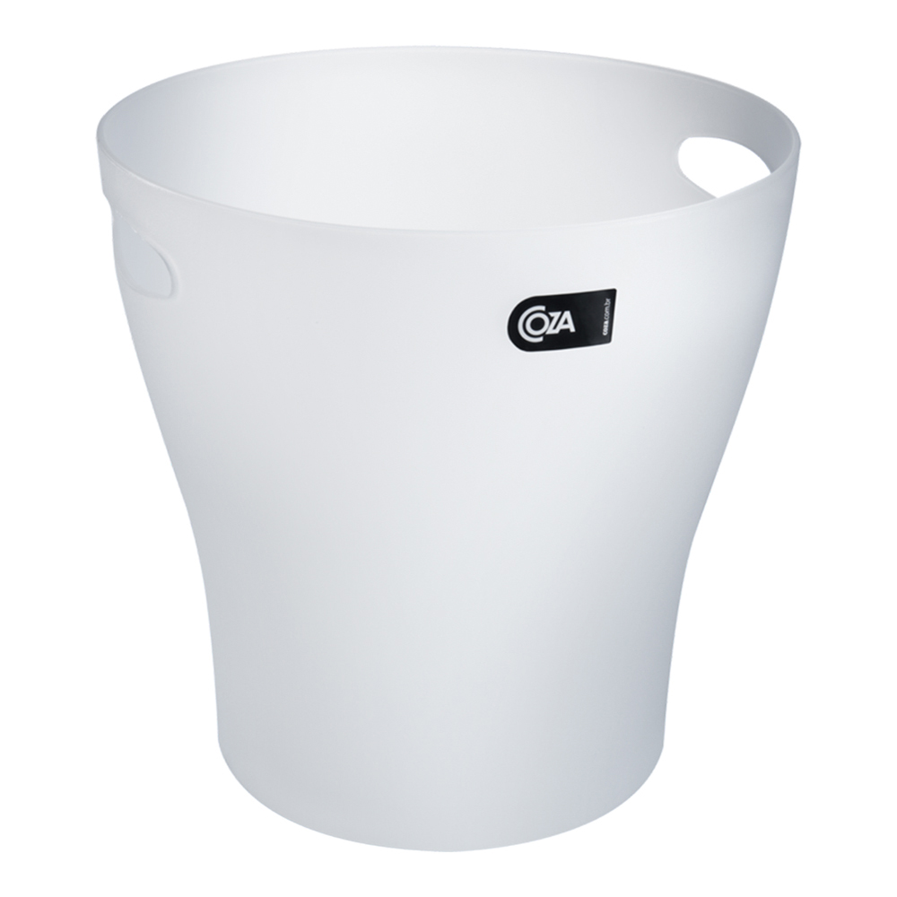 BALDE P/ HIELO DE PLÁSTICO 7L S/ MANIJA NATURAL
