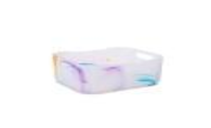 CESTA FIT DE PLÁSTICO PEQUEÑA CORES - MULTICOLOR
