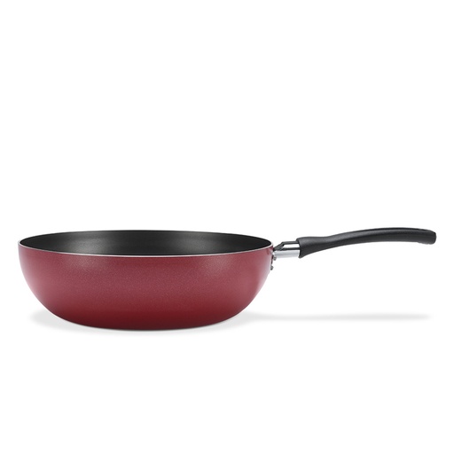 [7015/374] WOK Ø28CM 4,10L CHILLI CHERRY DE ALUMINIO