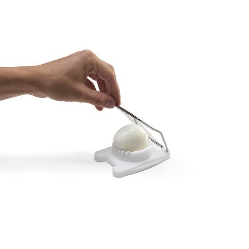 [2202/366] LINEA TOP PRATIC - ACERO INOXIDABLE - CORTADOR DE HUEVOS C/HILO 10,5x8CM