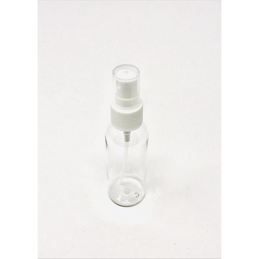 Frasco 8 Onz. Plastico Con Tapa Spray Transparente