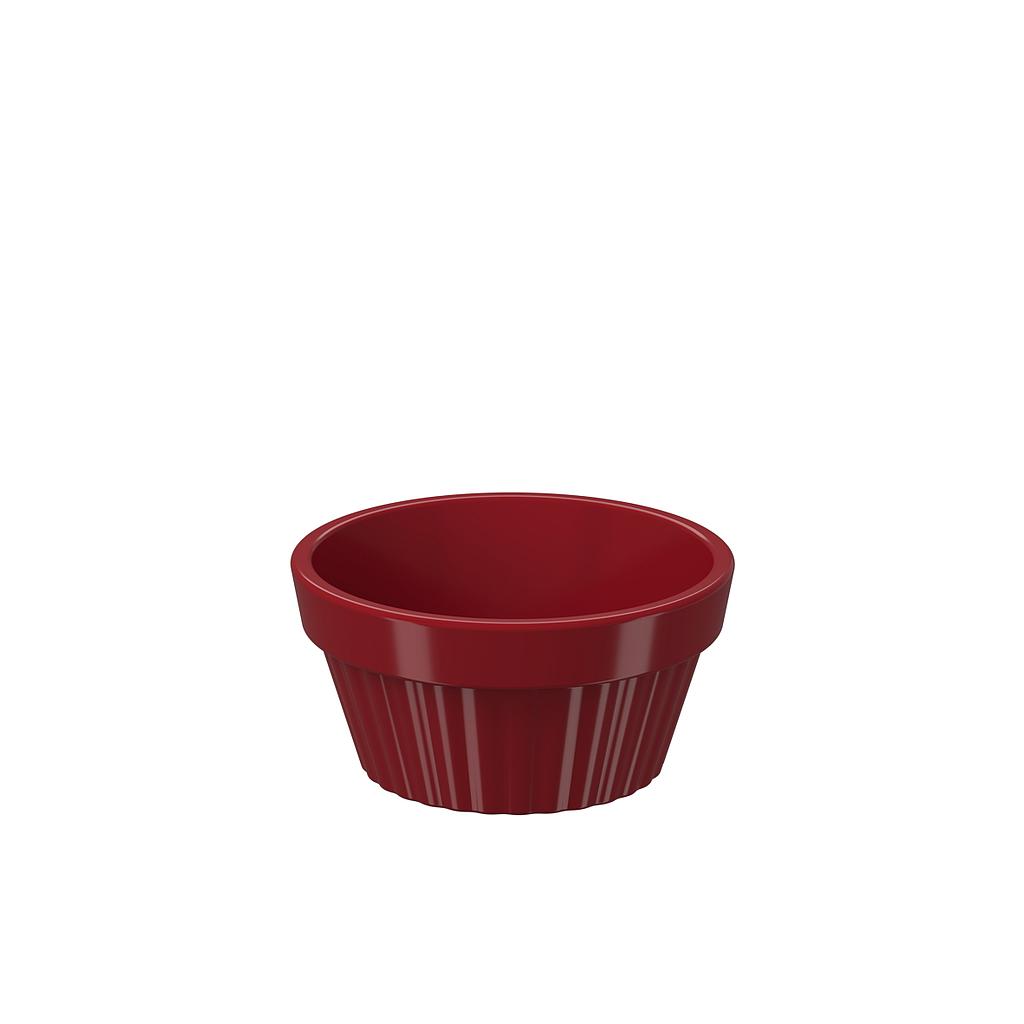[10160/0465] RAMEKIN DE PLASTICO UNO 60ML ROJO BOLD 6.8 x 3.4 cm