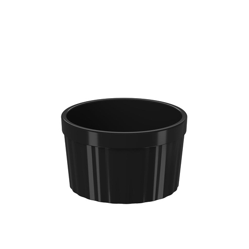 [10162/0008] RAMEKIN DE PLASTICO UNO 150ML NEGRO 7.9 x 4.7 cm
