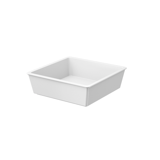 [10166/0007] FUENTE PEQUENA DE PLASTICO UNO 230ML BLANCO 10.7 x 10.7 x 3.4 cm