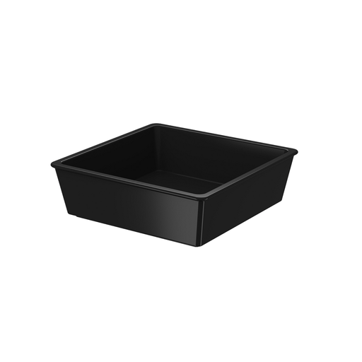 [10166/0008] FUENTE PEQUENA DE PLASTICO UNO 230ML NEGRO 10.7 x 10.7 x 3.4 cm