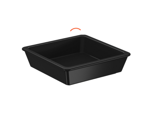 [10168/0008] SALSERA P/ SHOYU DE PLASTICO UNO 50ML NEGRO 7.2 x 7.2 x 2 cm