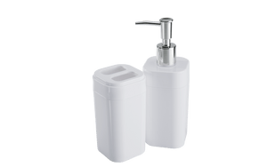 [99096/7007] JUEGO DE BAÑO 2 PZS SPLASH BLANCO