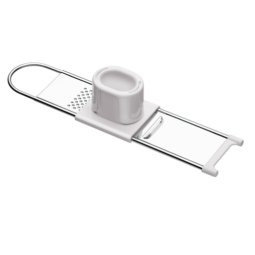 [2204/321] RALLADOR DE ACERO INOXIDABLE Y REBANADOR DE AJO TOP PRATIC