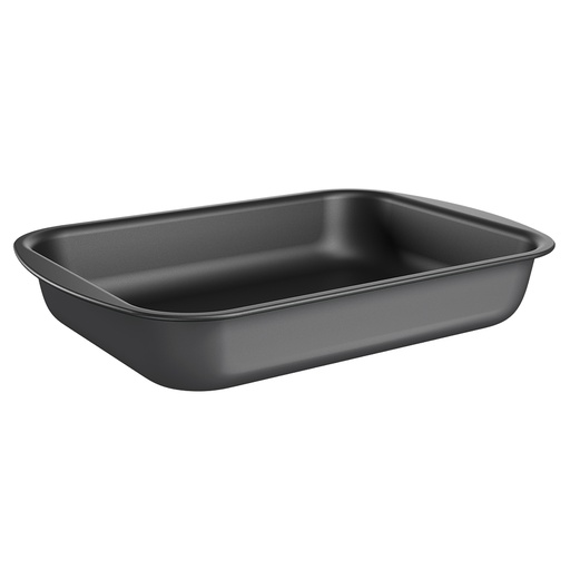 [1460/300] LINEA BAKEWARE - EN ALUMINIO - ASADERA RECTANGULAR HONDA 39,5X28,6X6,6CM GRAFITO 