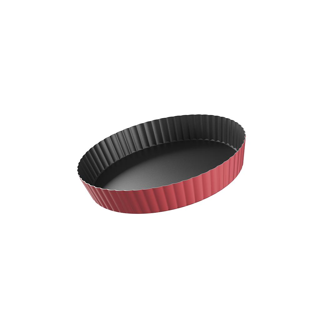 [1461/106] LINEA BAKEWARE - EN ALUMINIO - ASADERA DE QUICHE Ø24CM CEREZA 