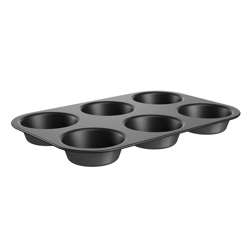 [1460/302] LINEA BAKEWARE - EN ALUMINIO - MOLDE 6 DIVISIONES 27,2CM GRAFITO 