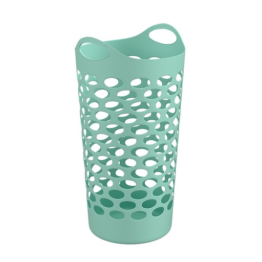 [10927/3473] CESTA DE PLASTICO FLEXIBLE GRANDE BUBBLE VERDE ELETRICO