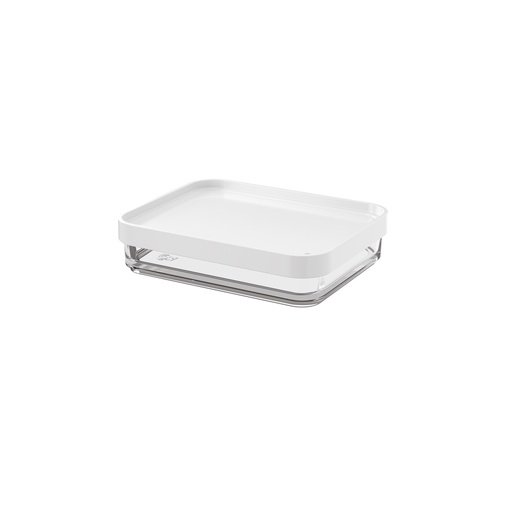 [20768/0007] POTE DE PLASTICO UNO 280ML CLEAR BLANCO 
