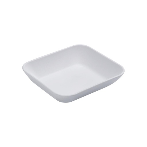 [10617/0007] PLATO APERITIVO PEQUENO DE PLASTICO 10,2 X 9,2 X 2,4 CM ESSENTIAL BLANCO 