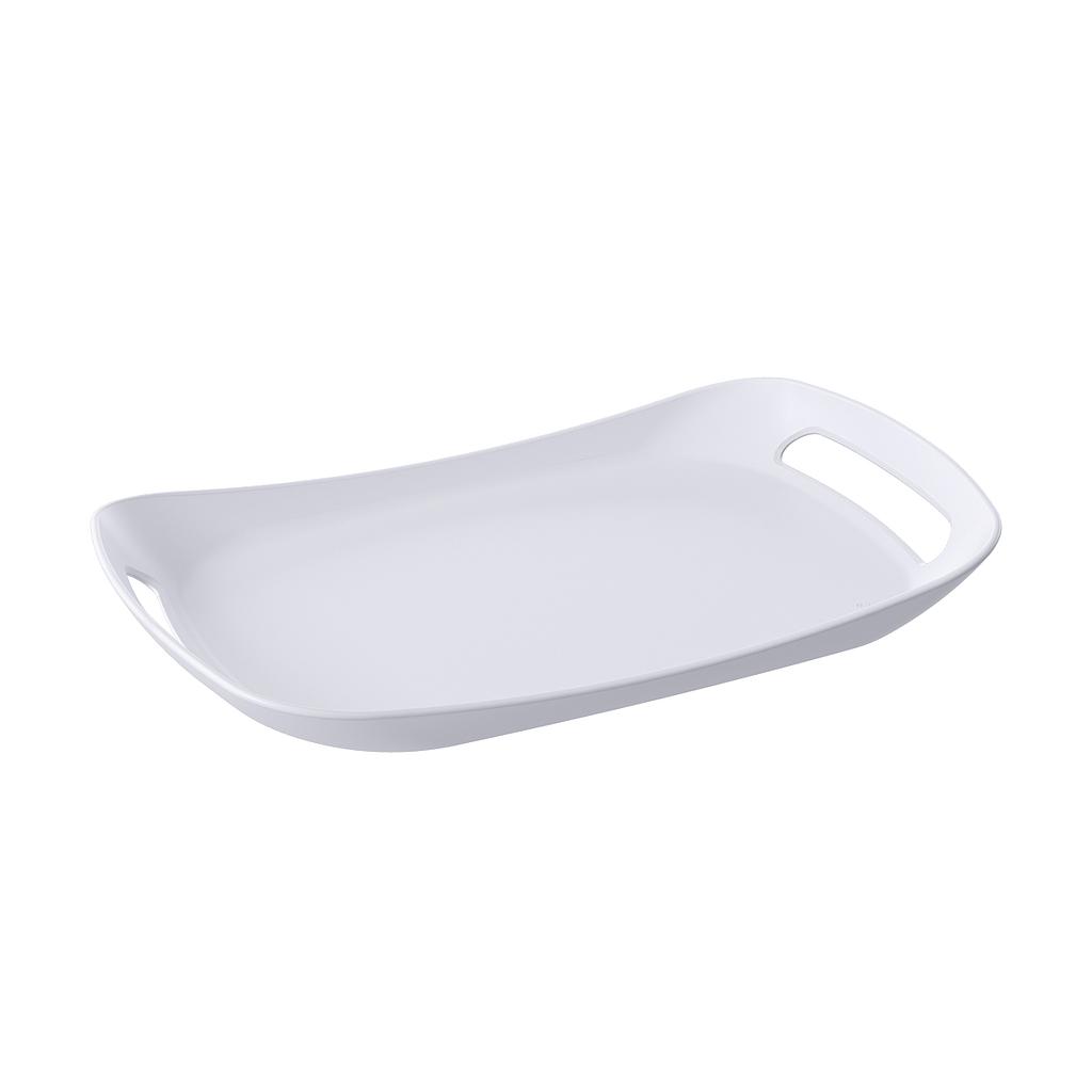 [11000/0007] BANDEJA DE PLASTICO 46 X 28 X 5 CM COZY BLANCO 