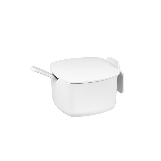 [10580/0007] AZUCARERO DE PLASTICO 300ML CASUAL BLANCO 