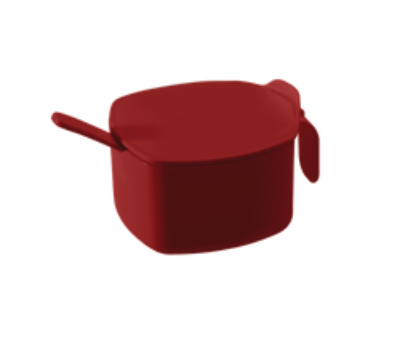 [10580/0465] AZUCARERO DE PLASTICO 300ML CASUAL ROJO BOLD 
