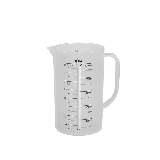 [10573/0001] JARRA DE PLASTICO MEDIDORA 1L MIX NATURAL 