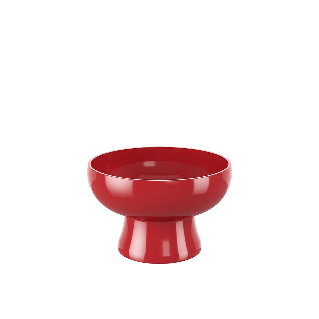 [10114/0465] TAZA DE POSTRE 250ML DE PLASTICO CAKE ROJO BOLD 