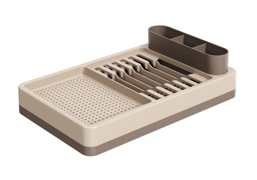 [17000/1334] ESCURRIDOR DE PLATOS DE PLASTICO FLAT WARM GRAY + LIGHT GRAY 