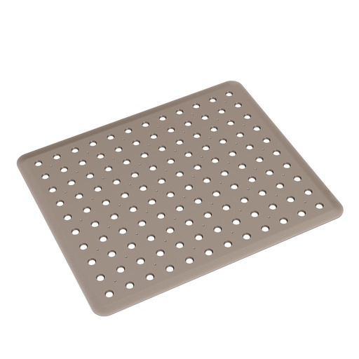 [10863/0126] TAPETE P/FREGADERO DE PLASTICO 32,8 X 27,8 X 0,3 CM BASIC WARM GRAY 