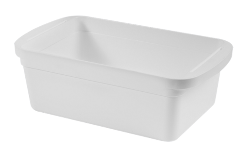 [10742/0007] CESTO MEDIO DE PLASTICO 7,00L LOFT BLANCO 