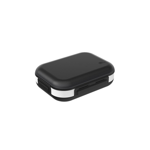 [13150/0449] LONCHERA NUTRI DE PLASTICO 20,1 X 15,1 X 6,1 CM FUME 