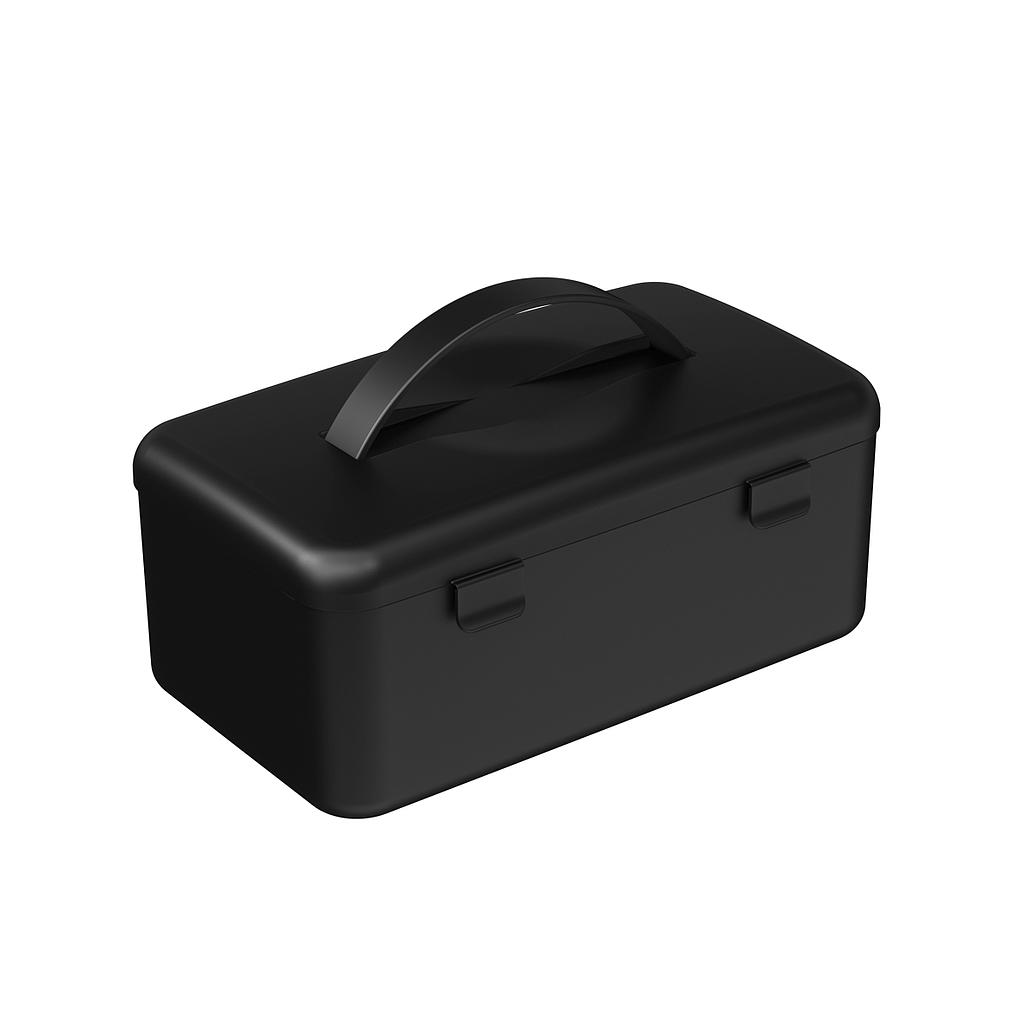 [13110/0008] MEGA NECESARIA DE PLASTICO 23,7 X 14 X 10,3 CM PERSONAL NEGRO 
