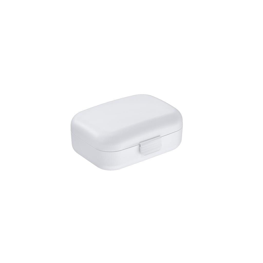 [13088/0007] MINI NECESARIA DE PLASTICO 10,8 X 8,2 X 4,4 CM PERSONAL BLANCO 