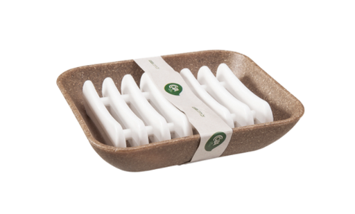 [40416/0086] JABONERA DE PLASTICO BIOS MADERA 