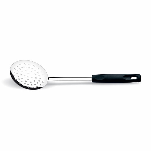 [2221/304] LINEA ASTI - EN ACERO INOXIDABLE MANGO PP - ESPUMADERA 31,50CM -NEGRO