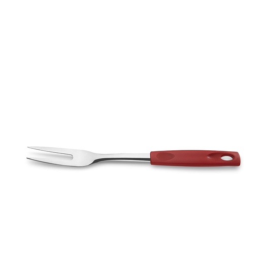 [2224/305] LINEA ASTI - EN ACERO INOXIDABLE MANGO PP - TENEDOR TRINCHANTE 31,00CM -ROJO