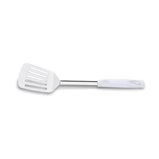 [2220/307] LINEA ASTI - EN ACERO INOXIDABLE MANGO PP - ESPATULA 33,00CM -BLANCO
