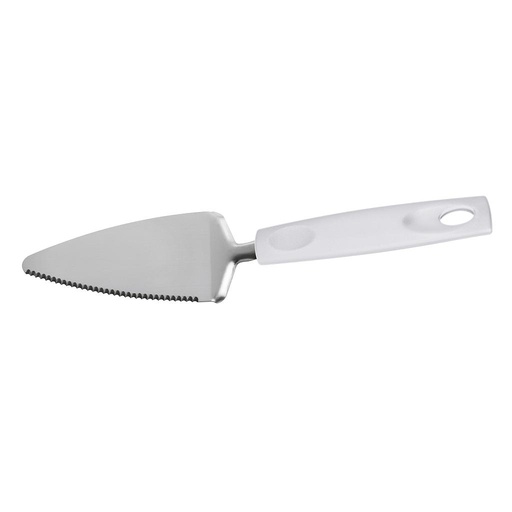 [2220/310] LINEA ASTI - EN ACERO INOXIDABLE MANGO PP - CAKE SERVER 25,20CM -BLANCO
