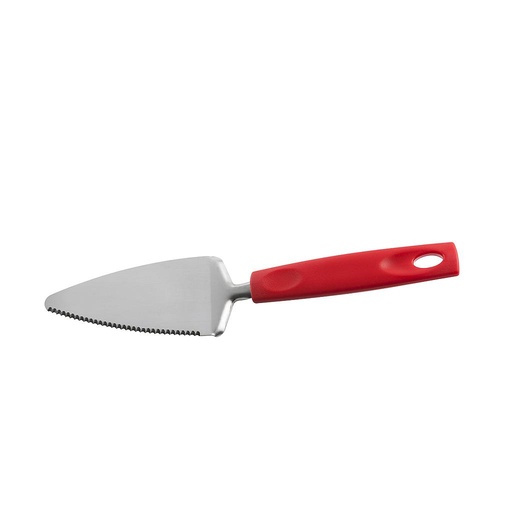 [2224/310] LINEA ASTI - EN ACERO INOXIDABLE MANGO PP - CAKE SERVER 25,20CM -ROJO