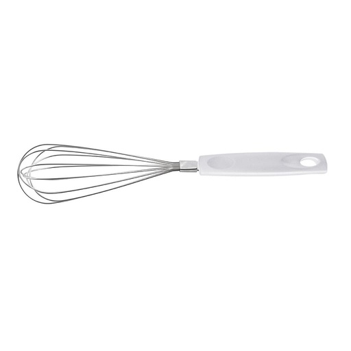 [2220/313] LINEA ASTI - EN ACERO INOXIDABLE MANGO PP - BATIDOR MANUAL 29,20CM -BLANCO
