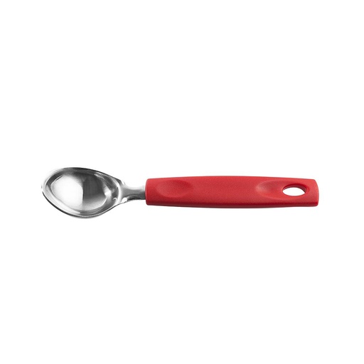 [2224/314] LINEA ASTI - EN ACERO INOXIDABLE MANGO PP - CUCHARA DE HELADO 19,50CM -ROJO